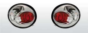 Achterlichten | geschikt voor Volkswagen New Beetle 1998-2005 | chroom
