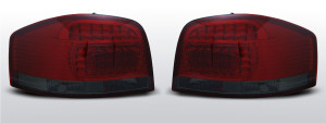 Achterlichten | geschikt voor Audi | A3 03-05 3d hat. / A3 05-08 3d hat. / A3 Sportback 04-08 5d hat. | LED | rood en smoke