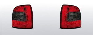 Achterlichten geschikt voor Audi A4 B5 Avant 1994-2001 | LED | rood / smoke