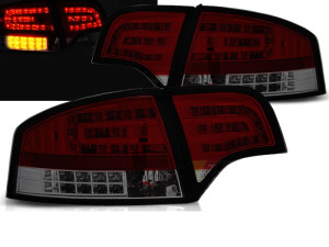 Achterlichten | geschikt voor Audi | A4 04-07 4d sed. | LED | rood en smoke