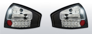 Achterlichten geschikt voor Audi A6 C5 Sedan 1997-2004 | LED | zwart