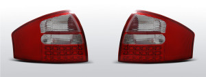 Achterlichten geschikt voor Audi A6 C5 Sedan 1997-2004 | LED | rood / wit