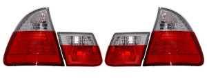 Achterlichten geschikt voor BMW E46 touring LED rood/wit