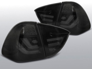 Achterlichten | geschikt voor BMW | 3-serie Touring 05-08 5d sta. E91 | LED BAR zwart en smoke 280036402