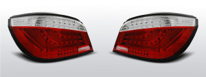 Achterlichten | geschikt voor BMW | 5-serie 03-07 4d sed. E60 | LED BAR rood en wit