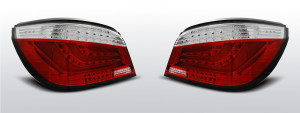 Achterlichten | geschikt voor BMW | 5-serie 07-10 4d sed. E60 LCI | LED BAR rood en wit 280037901