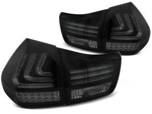 Achterlichten Lexus RX 330 / 350 2003-2008 | LED-BAR | zwart / smoke