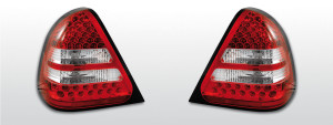 Achterlichten Mercedes W202 94-00 LED rood/wit