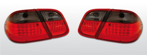 Achterlichten Mercedes CLK W208 Coupe 1997-2002 | LED | rood / smoke
