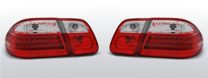 Achterlichten Mercedes E-Klasse W210 1995-2002 | LED | rood / wit