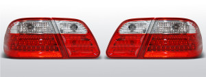 Achterlichten Mercedes E-Klasse W210 1995-2002 | LED | rood / wit