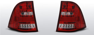 Achterlichten Mercedes M-Klasse W163 ML 1998-2005 | LED | rood / wit