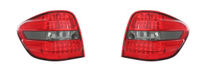 Achterlichten LED | Mercedes ML W164 05-08 | rood - smoke
