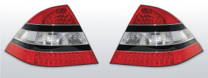 Achterlichten Mercedes S-Klasse W220 1998-2005 | LED | rood / smoke