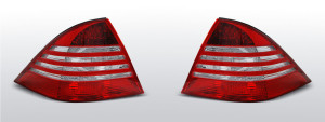 Achterlichten Mercedes S-Klasse W220 1998-2005 | LED | rood / wit