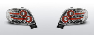 Achterlichten geschikt voor Peugeot 206 1998- | LED | chroom
