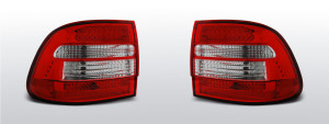 Achterlichten geschikt voor Porsche Cayenne 2002-2006 | LED | rood / wit