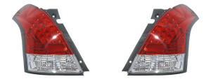 Achterlichten LED geschikt voor Suzuki Swift 04- rood/wit