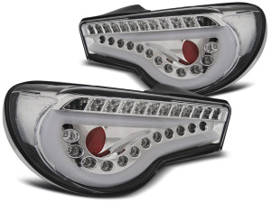 Achterlichten | geschikt voor Toyota GT86 2012- | LED | Dynamic Turn Signal | LED-BAR | chroom