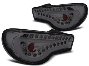 Achterlichten | geschikt voor Toyota GT86 2012- | LED | Dynamic Turn Signal | LED-BAR | smoke