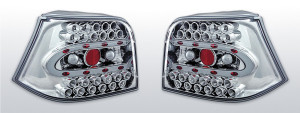 Achterlichten geschikt voor Volkswagen Golf 4 1997-2003 | LED | chroom