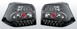 Achterlichten geschikt voor Volkswagen Golf 4 1997-2003 | LED | zwart