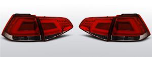 Achterlichten | geschikt voor Volkswagen | Golf 12-17 3d hat. VII 5G1 BQ1 BE1 BE2 / Golf 12-17 5d hat. VII 5G1 BQ1 BE1 BE2 | LED | LED BAR rood en wit
