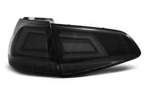Achterlichten | geschikt voor Volkswagen | Golf 12-17 3d hat. VII 5G1 BQ1 BE1 BE2 / Golf 12-17 5d hat. VII 5G1 BQ1 BE1 BE2 | LED | LED BAR zwart en smoke