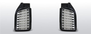 Achterlichten geschikt voor Volkswagen T5 2003-2015 | LED | chroom | Achterklep