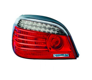 Achterlicht Links | geschikt voor BMW 5-serie sedan E60 2007-2010 LCI | Rood /  wit