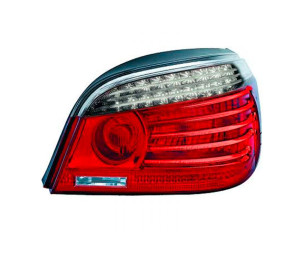 Achterlicht Rechts | geschikt voor BMW 5-serie sedan E60 2007-2010 LCI | Rood /  wit