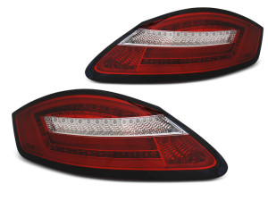 Achterlichten LED | geschikt voor Porsche Boxster 987 2005-2009 | Full Led Dynamische knipperlichten | rood wit