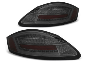Achterlichten LED | geschikt voor Porsche Boxster 987 2005-2009 | Full Led Dynamische knipperlichten | smoke