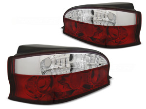 Achterlichten Carnamics geschikt voor Citroen Saxo 96-98 3d hat. / Saxo 98-99 (3d hat., 5d hat.) / Saxo 99-02 5d hat. | Rood &amp; Wit | Links, Rechts