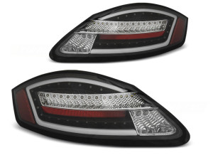 Achterlichten LED | geschikt voor Porsche Boxster 987 2005-2009 | Full Led Dynamische knipperlichten | zwart
