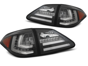 Achterlichten set | geschikt voor Lexus RX III 350 2009-2012 | LED Bar | Dynamische knipperlichten | zwart