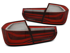 Achterlichten | geschikt voor BMW | 3-serie 12-15 4d sed. F30 | LED BAR rood en wit 280057901