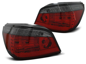 Achterlichten | geschikt voor BMW | 5-serie 07-10 4d sed. E60 LCI | LED | Dynamic Turn Signals | rood en smoke