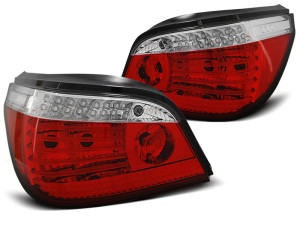 Achterlichten | geschikt voor BMW | 5-serie 03-07 4d sed. E60 | LED | Dynamic Turn Signals | rood en wit
