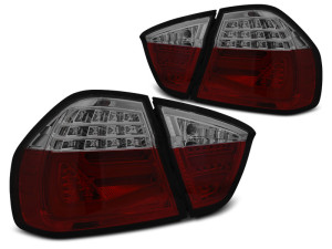 Achterlichten | geschikt voor BMW | 3-serie 05-08 4d sed. E90 | LED BAR rood en smoke 280058402
