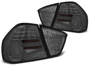 Achterlichten | geschikt voor BMW | 3-serie 05-08 4d sed. E90 | LED BAR smoke 280058403