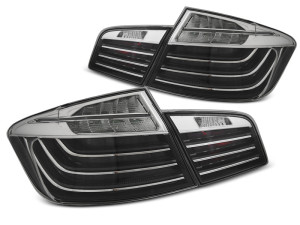 Achterlichten | geschikt voor BMW | 5-serie 10-13 4d sed. F10 | LCI Look | LED BAR zwart en chroom