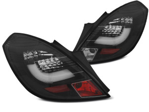 Achterlichten | Opel | Corsa 06-10 3d hat. / Corsa 10-11 3d hat. / Corsa 11-15 3d hat. | LED | LED BAR zwart