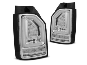 Achterlichten | geschikt voor Volkswagen | Multivan 15- 5d bus. / Transporter Kombi 15- 4d bus. | OEM halogeen | Dynamic Turn Signal | LED BAR chroom