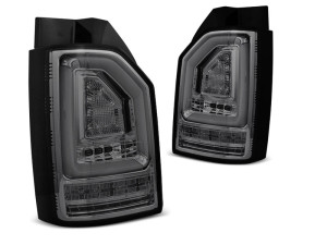Achterlichten | geschikt voor Volkswagen | Multivan 15- 5d bus. / Transporter Kombi 15- 4d bus. | OEM halogeen | Dynamic Turn Signal | LED BAR smoke