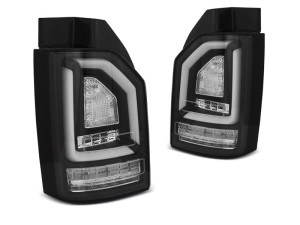 Achterlichten | geschikt voor Volkswagen | Multivan 15- 5d bus. / Transporter Kombi 15- 4d bus. | OEM LED | Dynamic Turn Signal | LED BAR zwart