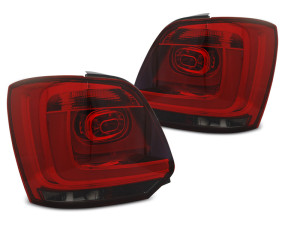 Achterlichten | geschikt voor Volkswagen | Polo 09-14 3d hat. / Polo 09-14 5d hat. | LED | LED BAR rood en smoke