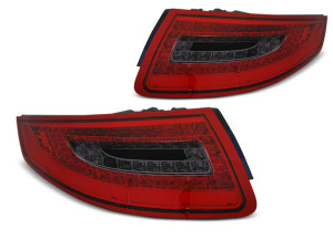 Achterlichten | geschikt voor Porsche | 911 Cabriolet 05-10 2d cab. / 911 Coupé 04-10 2d cou. | 997 | LED | rood en smoke