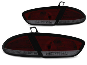 Achterlichten | geschikt voor Seat | Leon 09-13 5d hat. | LED | rood en smoke