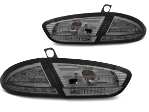 Achterlichten | geschikt voor Seat | Leon 09-13 5d hat. | LED | smoke